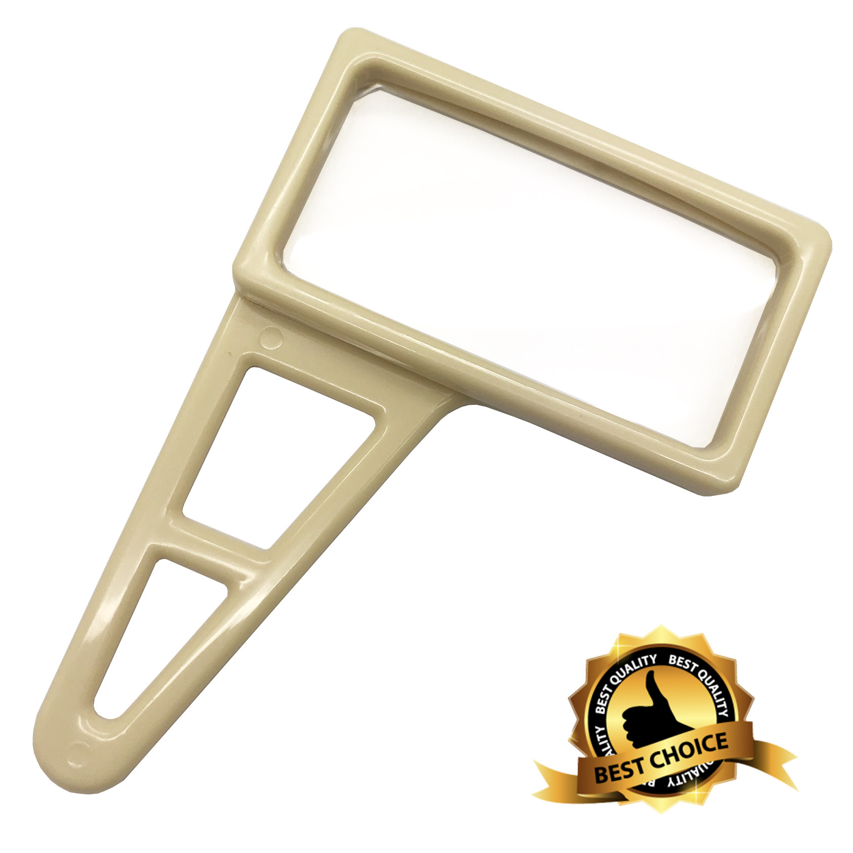 Export quality optical acrylic high-definition portable hand-held pocket magnifying glass for the elderly and children to read newspapers and reading tools