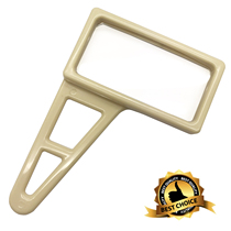 Export quality optical acrylic HD portable hand-held pocket magnifying glass elderly children reading newspaper reading tools