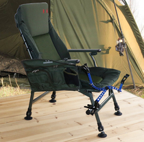 Wild fishing European fishing chair new multi-function thick reclining folding recliner portable raft fishing chair light bracket