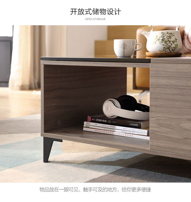 [Tự] Lin Gỗ tối giản phòng khách bàn kính hiện đại bàn cà phê căn hộ nhỏ DV1L đồ nội thất - Bàn trà bàn ghế sofa gỗ