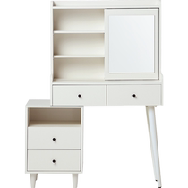 Lins Home Modern Simple Cream Style Desk and Dressing Table One-Bedroom Makeup Table Lins Wood Industry MI1C