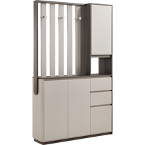 Lins home light and luxurious entry to the door of the door Xuanguan cabinet Living room Double face partition cabinet Shoe cabinet integrated Lins wood industry