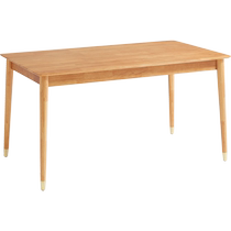 Lins Home Nordic simple dining table household small apartment solid wood dining table fast food restaurant furniture Lins Wood Industry