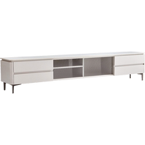Lins Home Modern Simple Solid Wood TV Cabinet Living Room 2024 New High-end Slate Floor Cabinet Lins Wood Industry