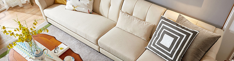 Lin của gỗ Mỹ sofa vải phòng khách hiện đại nhỏ gọn khép kín đa người sofa vải đồ nội thất 2089