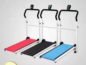 Double flywheel mini Walker foldable household machinery treadmill walking machine home fitness machine