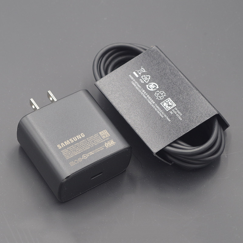 Original Samsung 45w PD charger note10 mobile phone super fast charge 5A data cable EP-TA845 direct charge