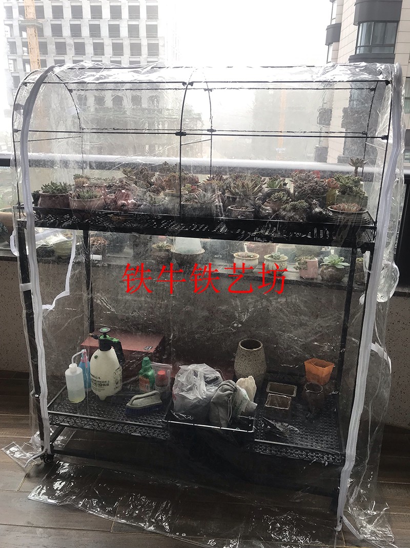 Ban công phòng khách hành lang sân trong nhà có thể tháo rời hoa đứng giàn giáo chống nắng mưa chống đông chống côn trùng vành đai ròng rọc - Kệ kệ sách đứng đẹp