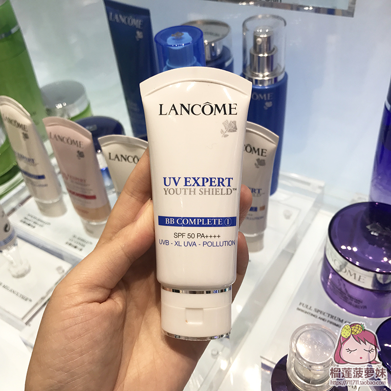 Lancome người lười biếng mặt kem làm trắng BB cream UV kem che khuyết điểm cách ly kem chống nắng không khí cảm giác kem chống nắng SPF50 50 ML