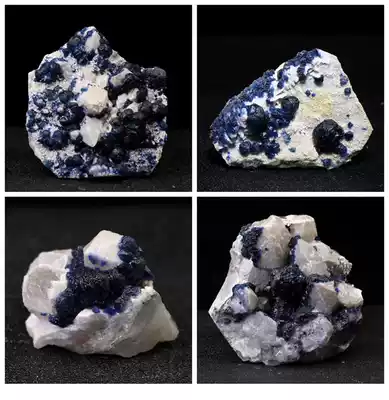 Natural Inner Mongolia blue fluorite crystal ore specimen stone mineral crystal decoration Geological science teaching specimen