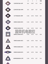 Ilumai quenched steel CNC outer circle inner hole cutter WNMG080408 CCMT060204 CNMG120404