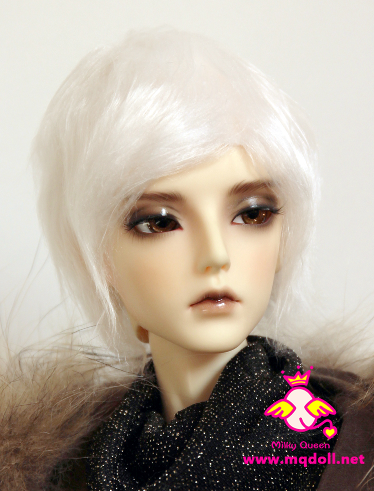 Fur wig for 1//3 1//4 BJD dollfie pink SD MSD DD Lati Luts AI Soom FL DL