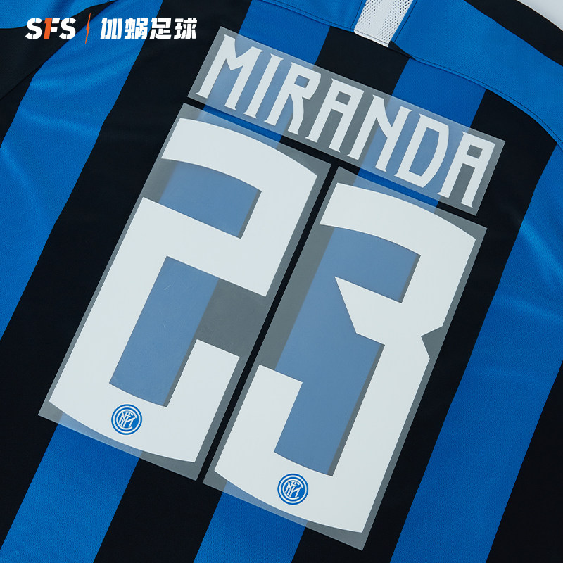 SFS 1819 season Inter Milan home country Miranda player print sign non - jersey link