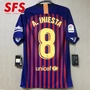 SFS Nike Authentic 1819 áo sân nhà Barcelona Áo ngắn tay áo phiên bản bóng đá nam 894430 456 - Bóng đá 	găng tay thủ môn siêu dính