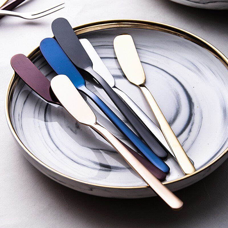 Nordic stainless steel butter cutter to take cream wig knife with jam butter dessert snack fruit Western meal tableware