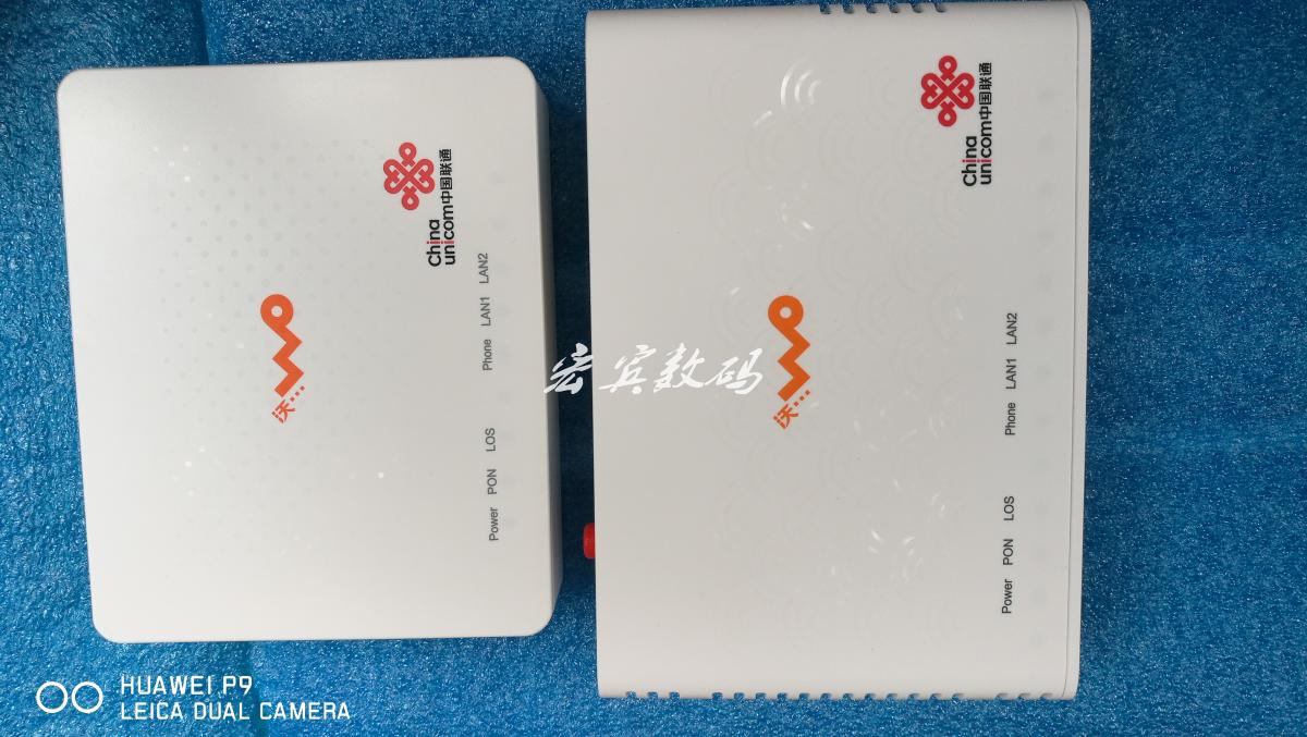 Used ZTE F607ZA F407 HGU GPON 100 trillion gigabit light cat colored good power supply 9 new