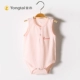 Tong Tai 19 túi bé xì hơi mùa hè Xiêm mỏng phần nam và nữ dễ thương bé tam giác không tay vest quần áo sơ sinh - Áo liền quần áo giữ nhiệt trẻ em