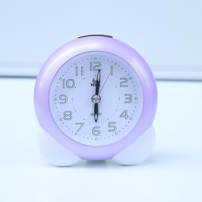  Pearl star PT103 creative alarm clock mute with night light hooked up to your student's bedside timing alarm clock