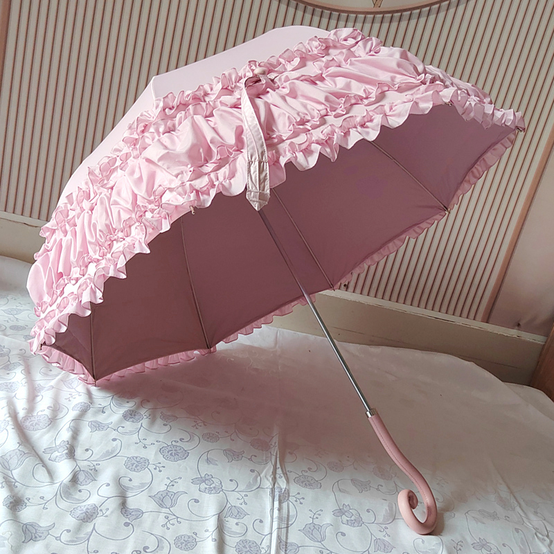 Japanese Gothic Style Umbrella Lolita Umbrella Original Girl's Heart Princess Umbrella Lace Birdcage Umbrella