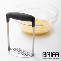 Kitchen supplies Multifunctional stainless steel mashed potato mash presser manual potato masher baby food supplement tool