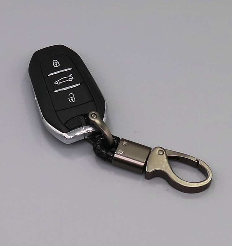 Peugeot 5008 key shell 4008 508L special imitation carbon fiber key shell key bag protection key