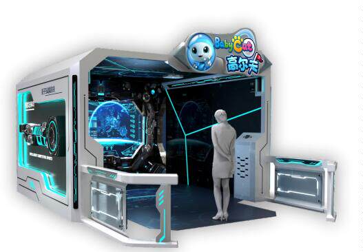 Indoor virtual golf simulation parent-child golf intelligent digital parent-child golf sports room project