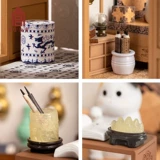 Хижина, конструктор, маленькая игрушка, DIY, подарок на день рождения