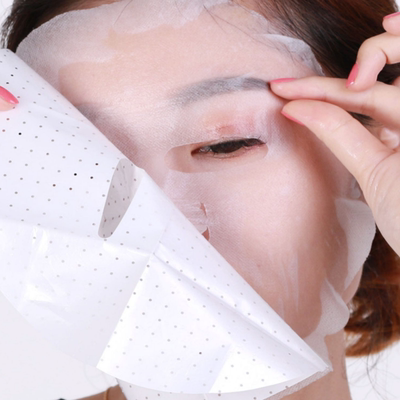 面膜纸蚕丝超薄一次性100片古方汉草天丝水膜纸膜湿敷水疗非压缩