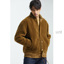 Heavy recommended full wool granule cashmere profile autumn winter jacket men Business casual jacket