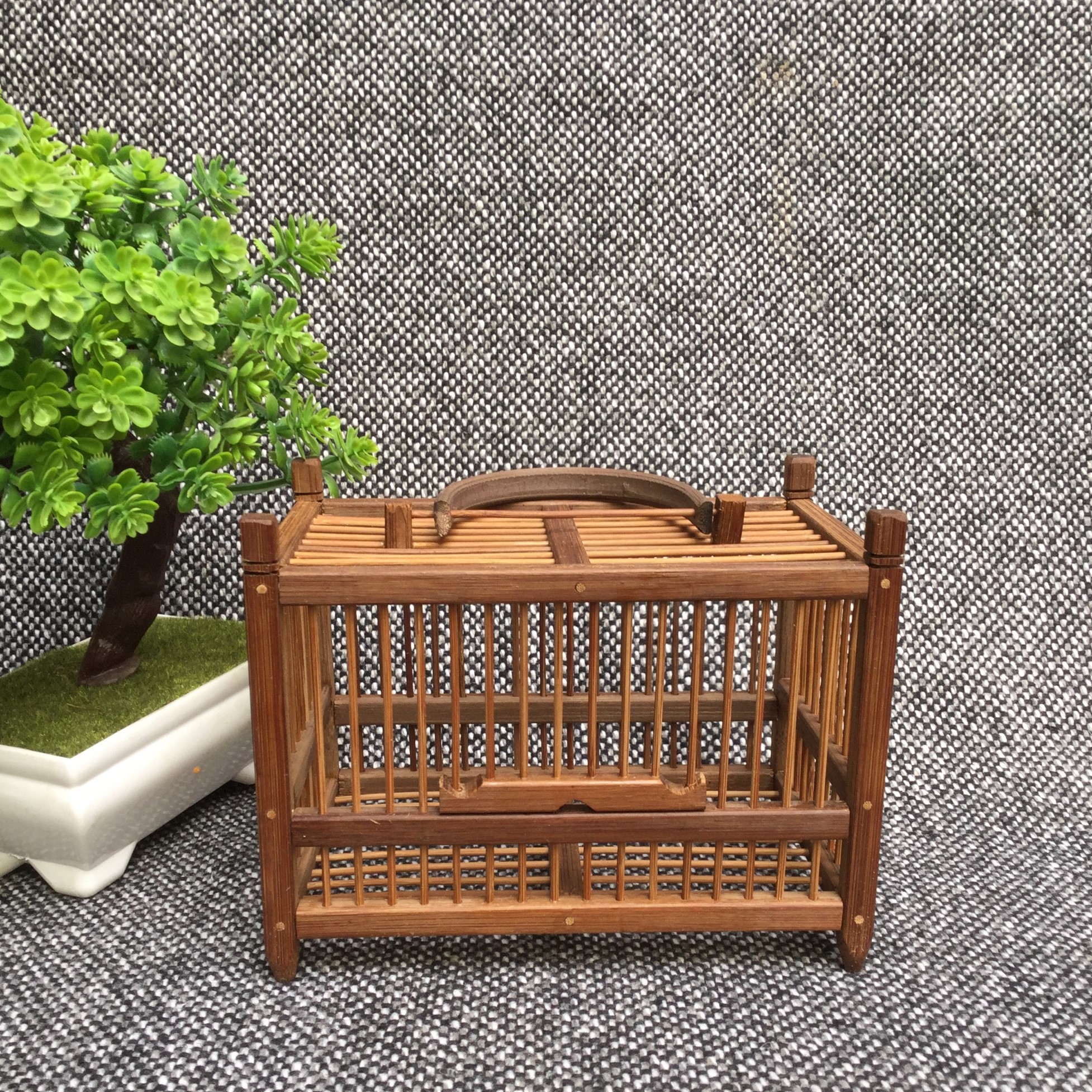 長方形の単細胞大空間キリギリスケージ手作り竹爬虫類昆虫歌う昆虫器具遊びギフト