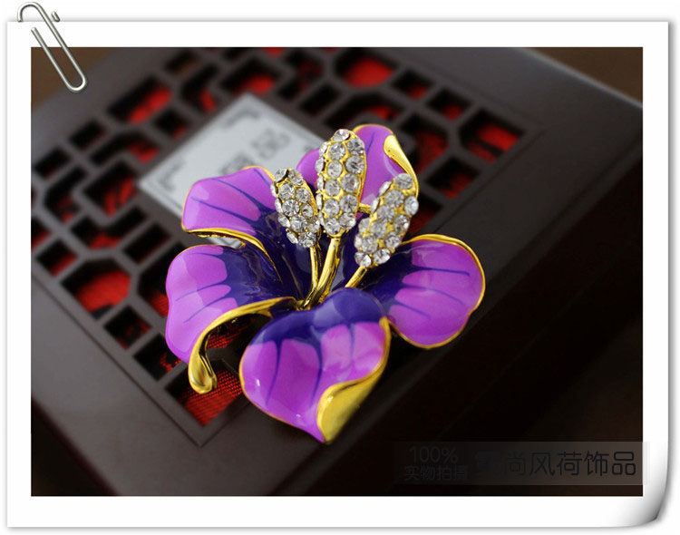 Broche femme en Zircon diamant - Ref 1178087 Image 18