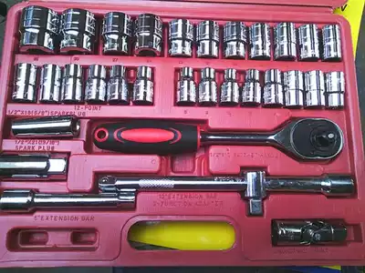 Shungong 32-piece sleeve set Car repair auto repair tool combination set Pullover ratchet
