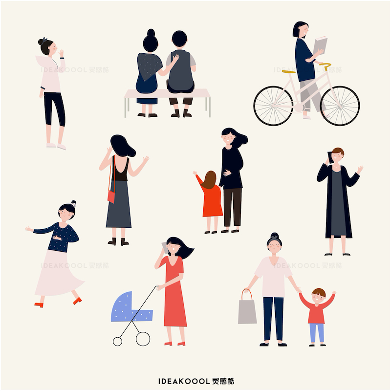 免扣丨日常生活旅行人物丨