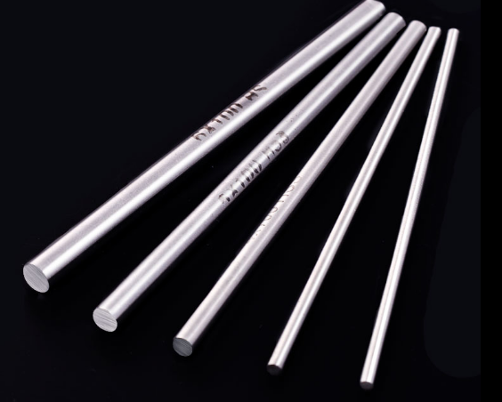 Hardened white steel bar round car hard high-speed mesh round bar homemade woodworking carved beads fixed needle white steel bar