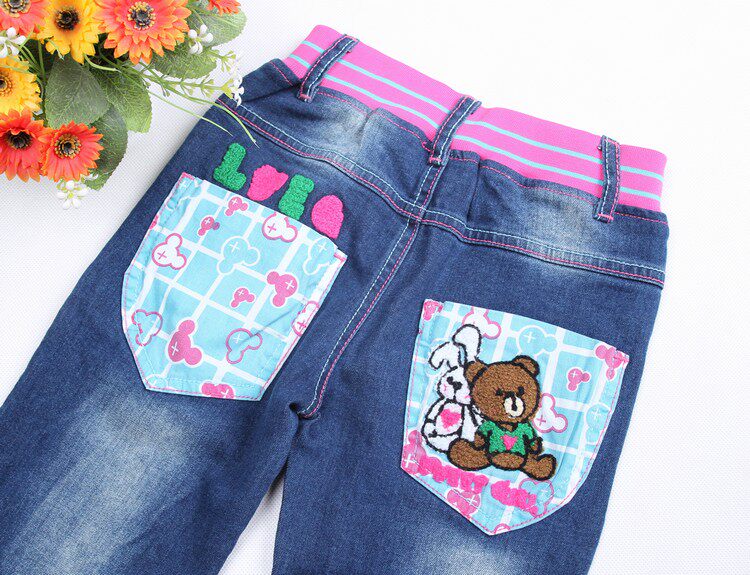 Pantalon fille en toile - Ref 2061297 Image 34