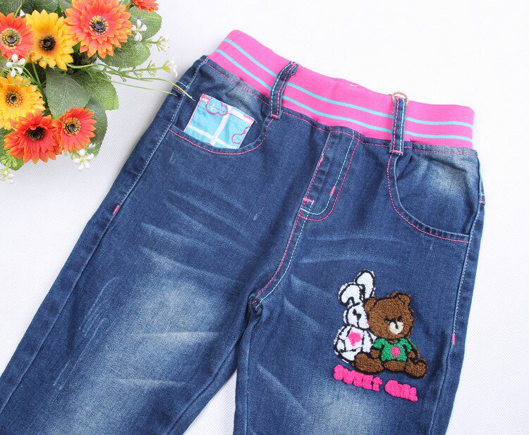 Pantalon fille en toile - Ref 2061297 Image 33