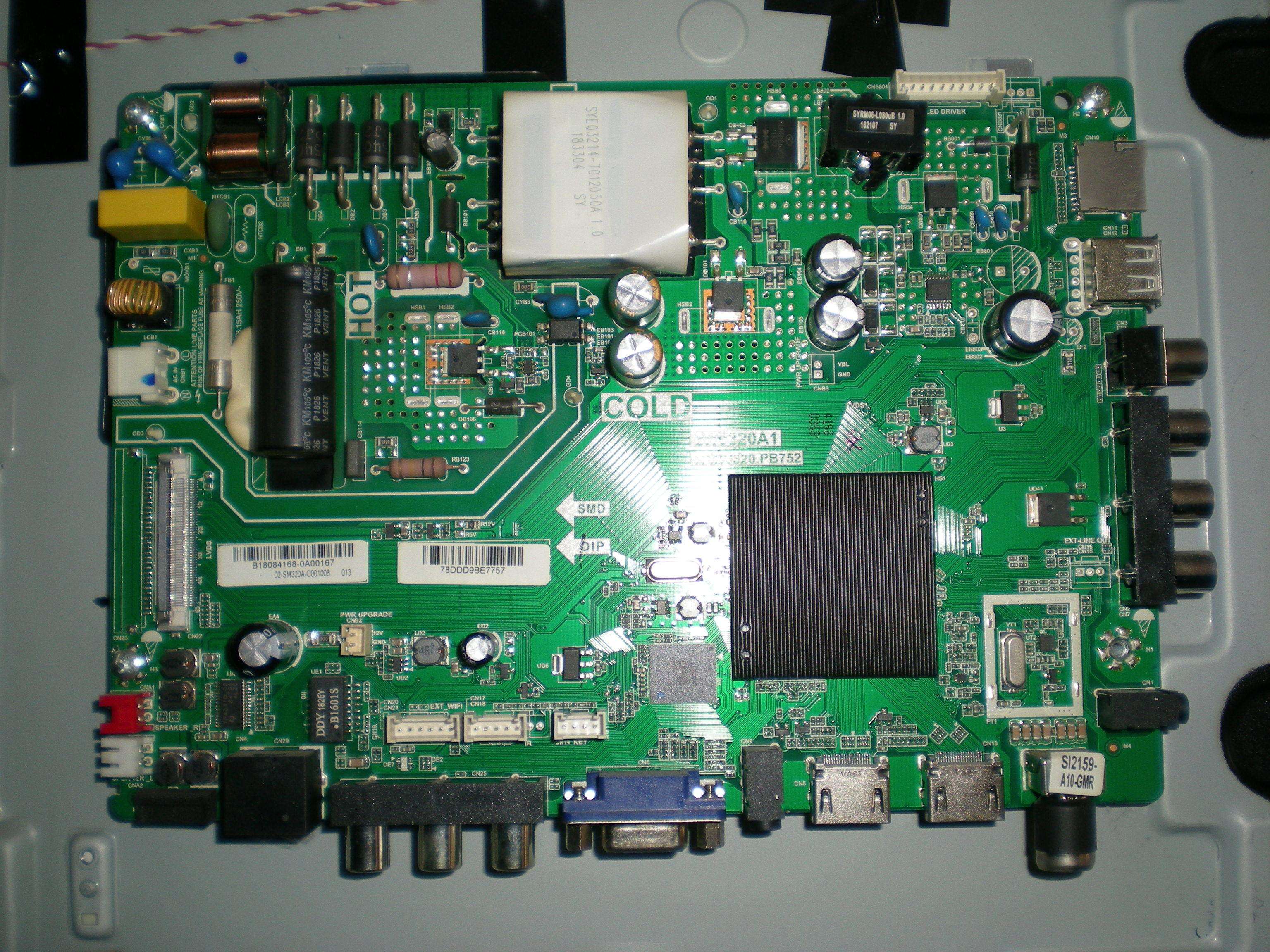 Original disassembly machine Gome 43GM16F motherboard TP HV320 PB752 3HV320A1 screen LV430CSDX