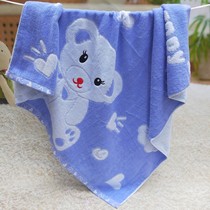 Baby pure cotton large bath towel baby square wool towels quilt with thickened cover blanket supple and absorbent by children