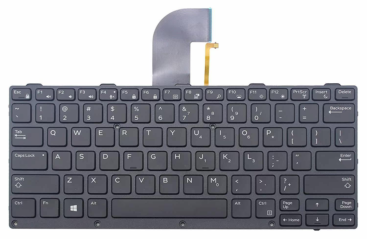 Dell NSK-LKBBU 01 0186TV 0KNJ-1A1US13 0KNJ-1A1US13 9Z B01 B01 B01 Keyboard us