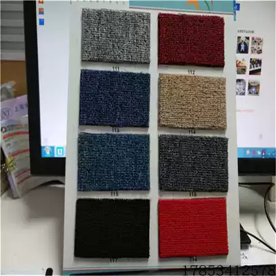 Encrypted ring velvet carpet medium density carpet 4 meters wide spread Red Black Red gray blue black flame retardant carpet