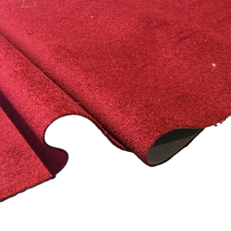 Shanghai dark red elbow yarn carpet Shanghai spot 4 meters wide room corridor living room carpet 6-8mm thickness