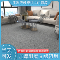 Lap Suede Carpet Large Area Office Full Roll of Commercial Flame Retardant Home Thickening Bedroom Living Room Floor Mat Soundproofing