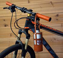 Handmade Custom Buffalo Leather Outdoor Sports Kettle Cover Cups with lifting rope Insulated Pot Sleeve