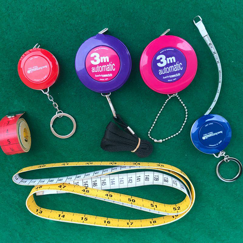 Imported Tape Mini Tape Measure Soft Ruler Quantity Three Wai 1 5 m 3 m Leather Tape Measure English City Inch Hong Kong Soft Ruler