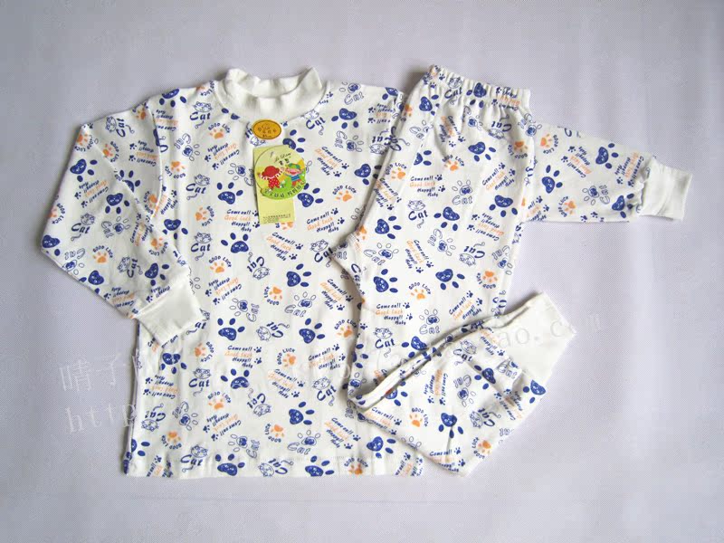 Full trăm trừ 30 bộ đồ lót trẻ em cotton bé trai đồ ngủ bé gái đồ lót dài tay điều hòa không khí quần áo bé mùa thu bộ đồ giữ nhiệt cho bé