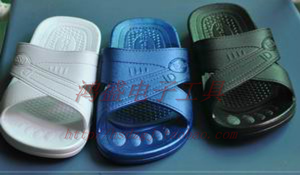 SPU slippers Anti-static slippers Dust-free slippers PVC slippers black white blue electronic industry with non-slip