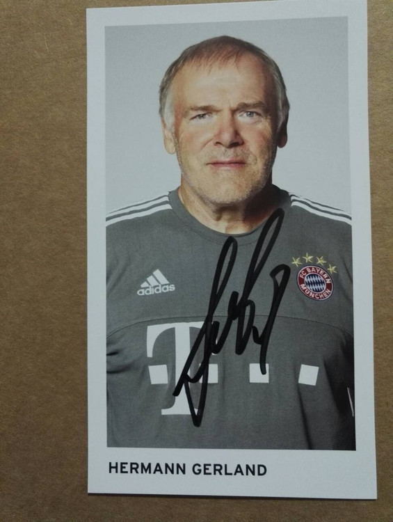 Grand Germany bai # Ren official autograph card