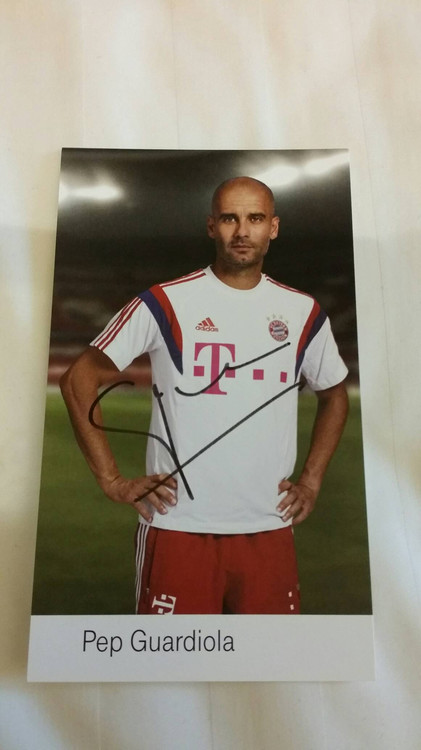 Guardiola Spain Manchester City Barcelona # Ren Official Autonomous Card