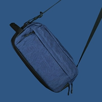 Синий нет рисунка с плечевыми ремнями