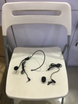 Small Capacitive Headphone Microphone Iron Head Collar Gripper 3 5m Direct Insertion for Vocal Instrument Pickup